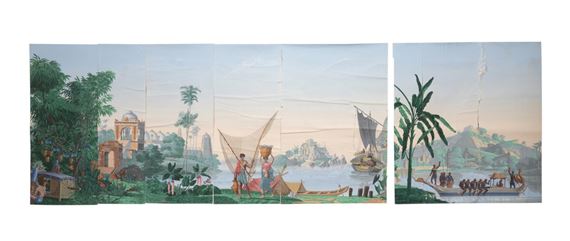 'HINDUSTAN' SCENIC WALLPAPER - Zuber et Cie