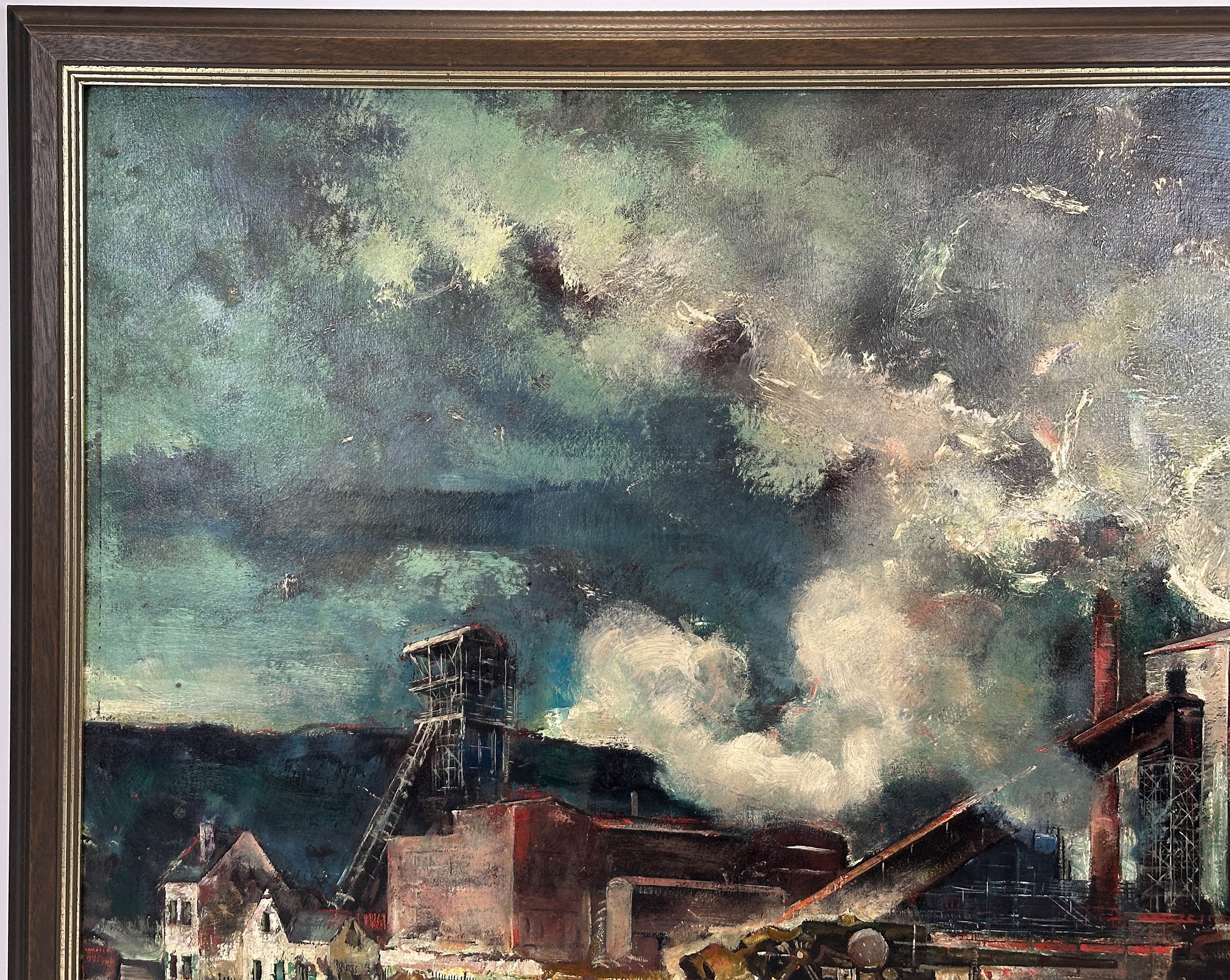 Artwork by Josef Arens, Josef ARENS (1901 - 1979). Völklinger Hütte, Made of oil on canvas