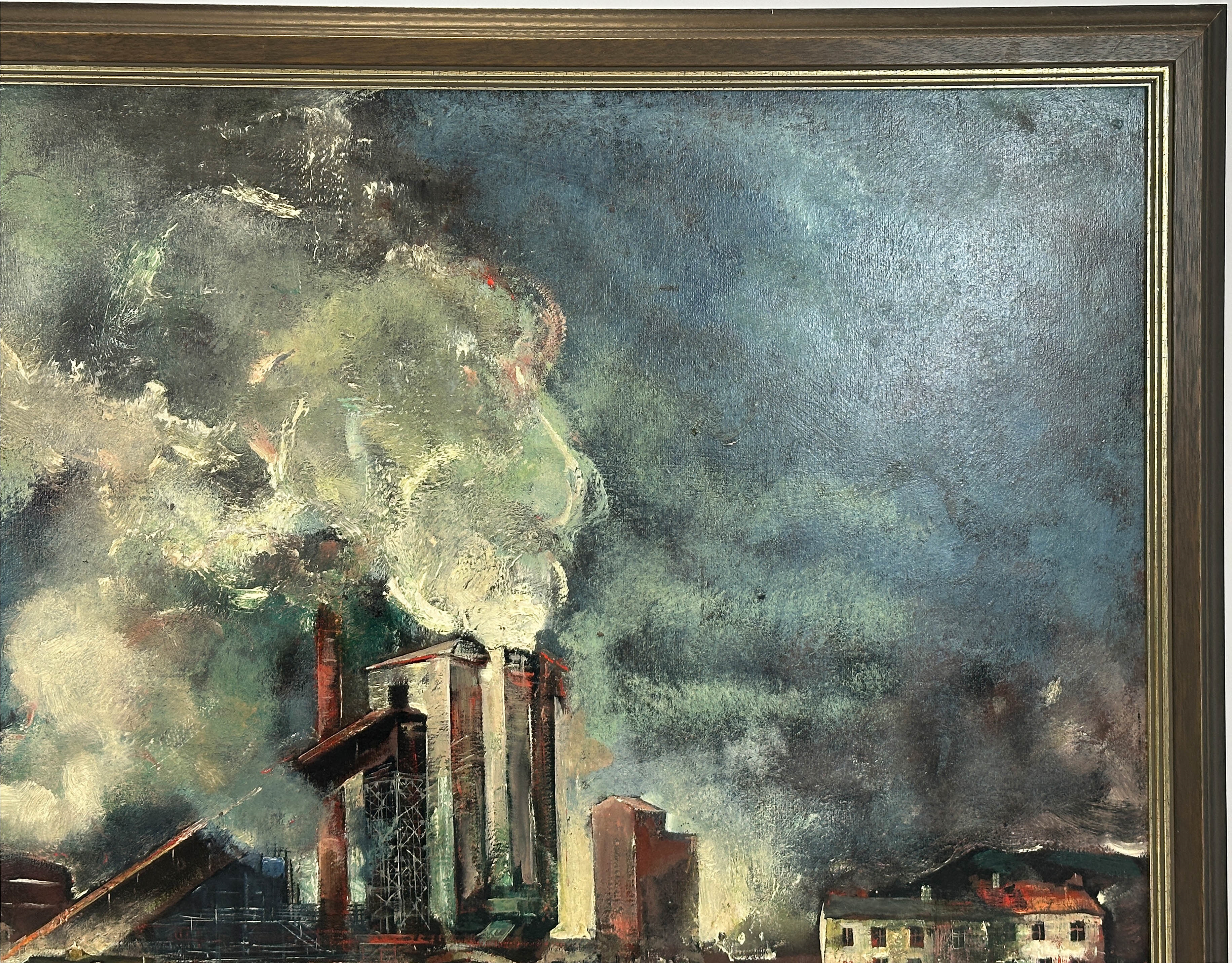 Artwork by Josef Arens, Josef ARENS (1901 - 1979). Völklinger Hütte, Made of oil on canvas