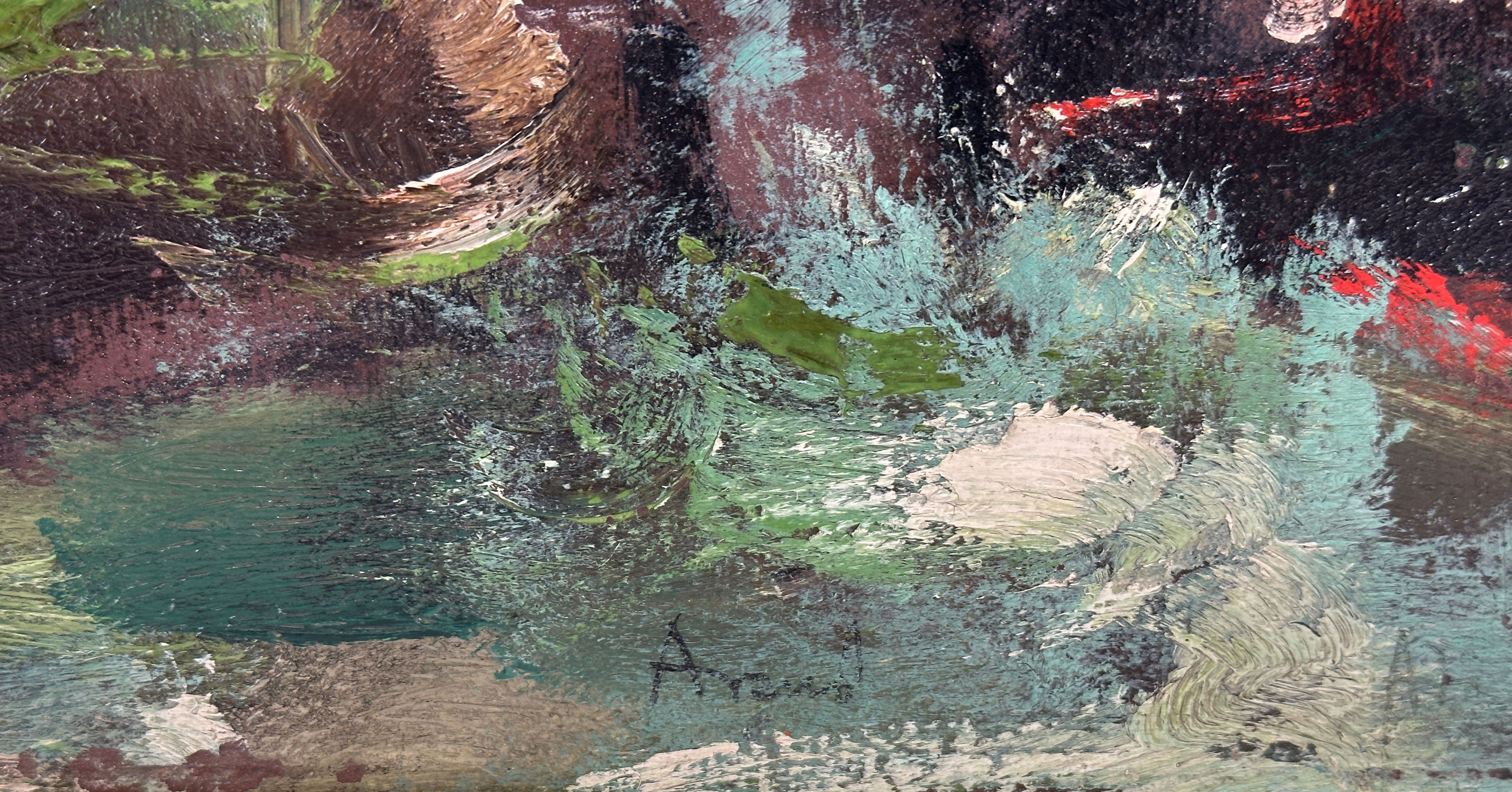 Artwork by Josef Arens, Josef ARENS (1901 - 1979). Völklinger Hütte, Made of oil on canvas