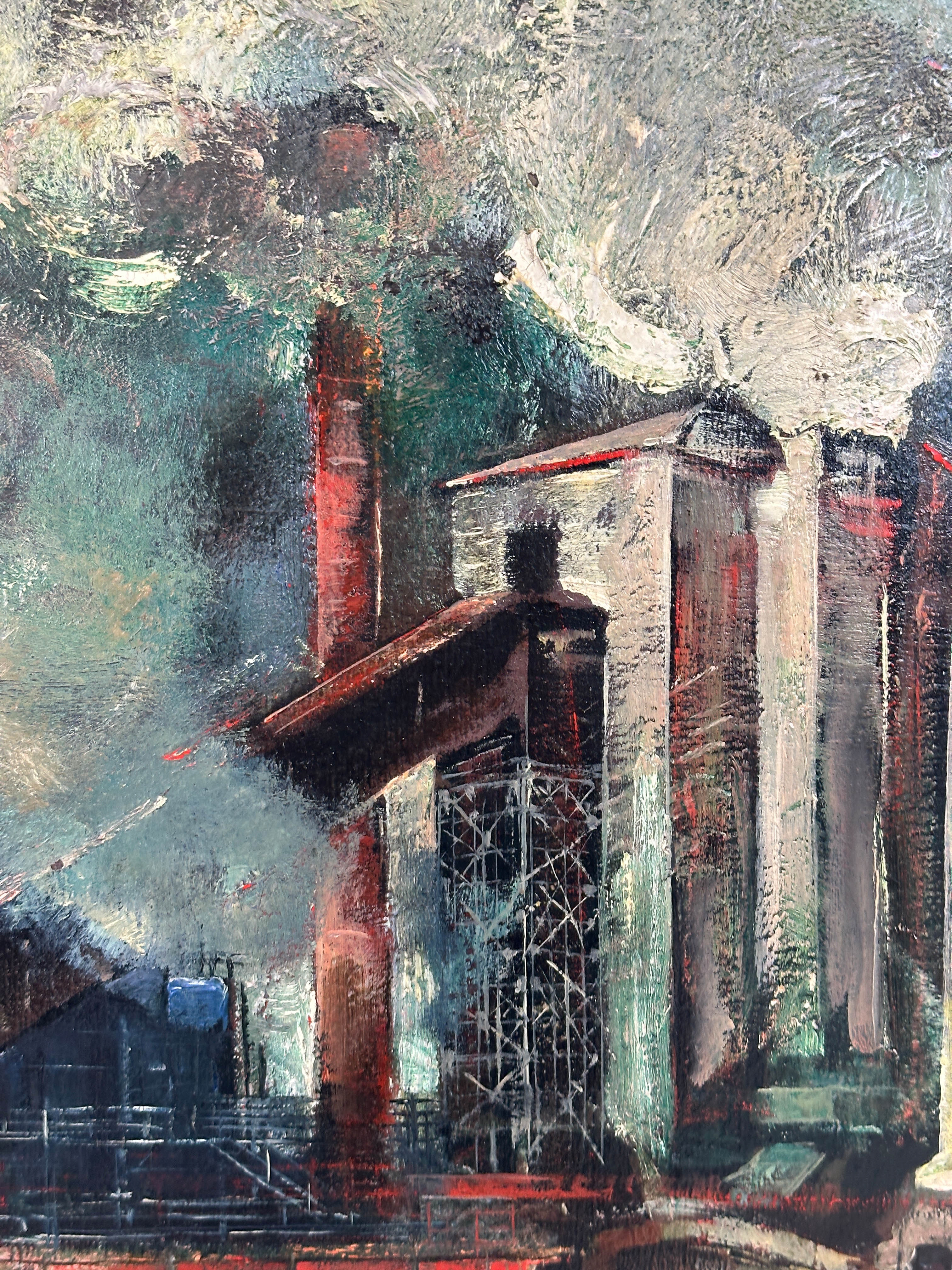 Artwork by Josef Arens, Josef ARENS (1901 - 1979). Völklinger Hütte, Made of oil on canvas