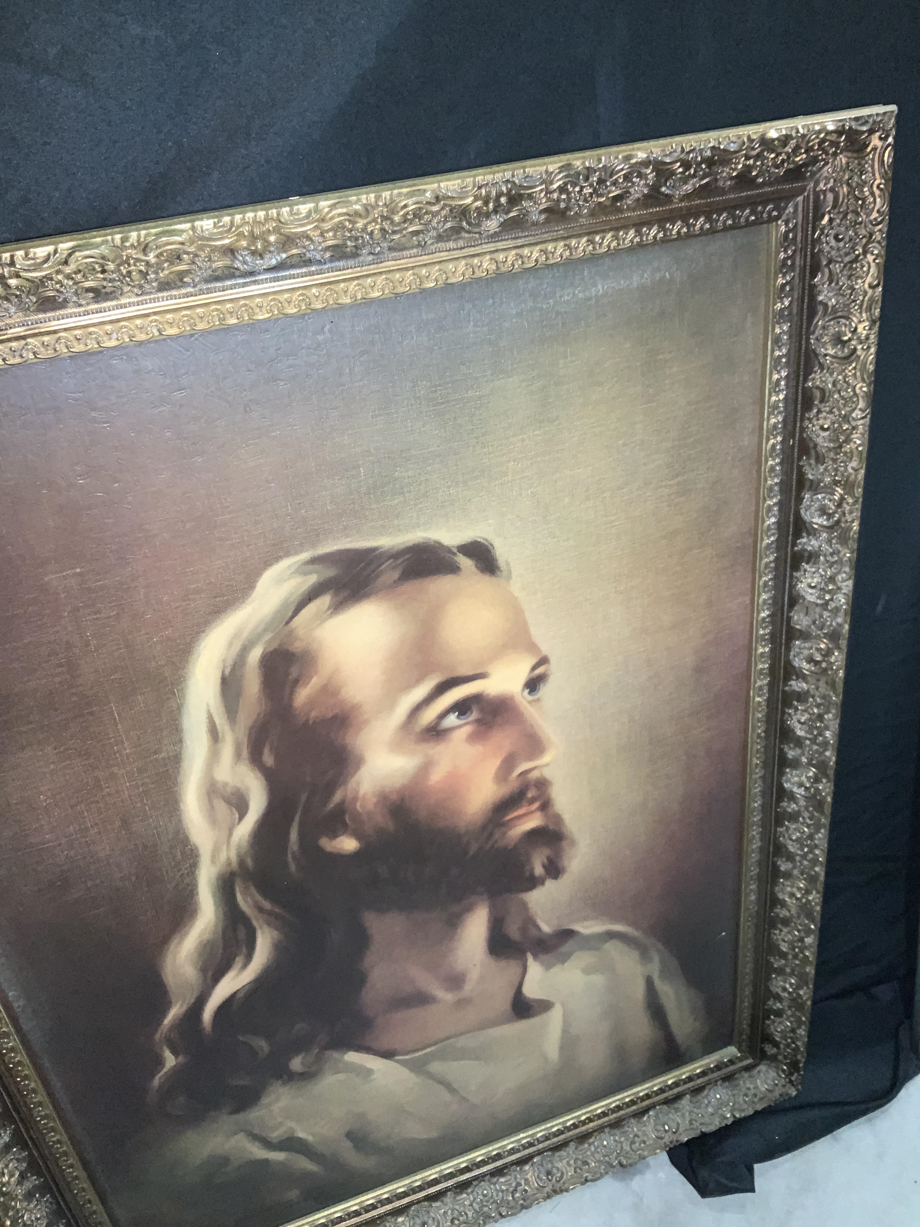 Warner Sallman | Sacred Heart Framed Litho by Warner Sallman 1941 (1941 ...