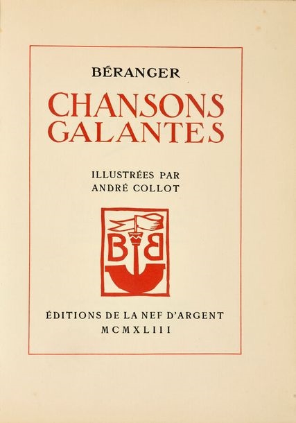 André Collot | Chansons galantes (1943) | MutualArt