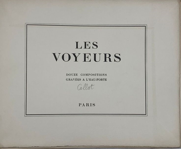 André Collot | Les Voyeurs | MutualArt
