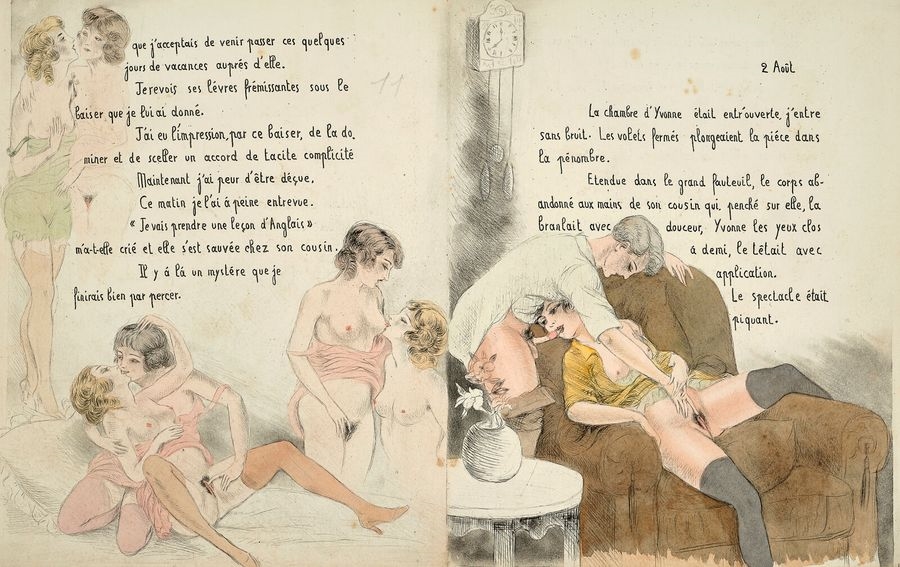 Artwork by Leon Courbouleix, Suzon en vacances, Made of Illustrated