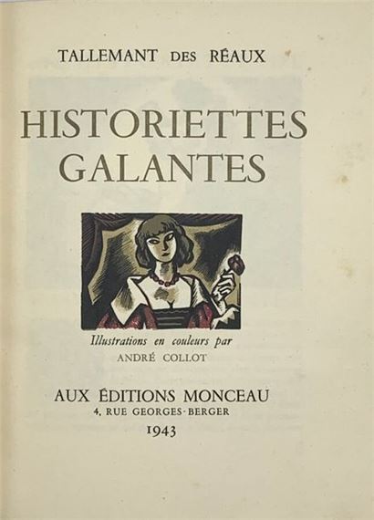 André Collot | Historiettes galantes (1943) | MutualArt