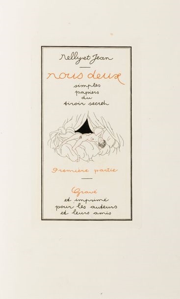 Artwork by Jean Dulac, The two of us, Made of Illustrated