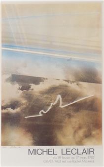 Exhibition poster - Michel Leclair