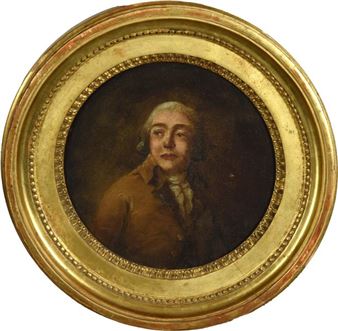 Portrait de gentilhomme, London 1787 - Charles Jean Robineau