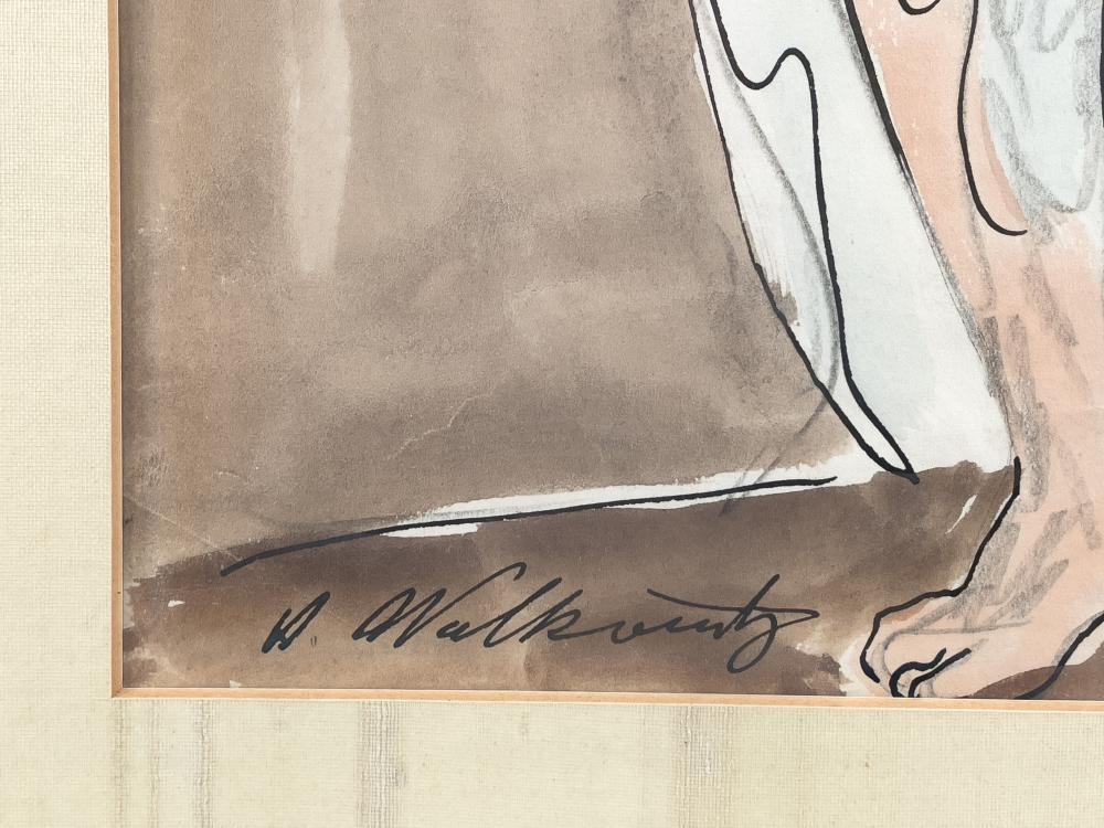 Abraham Walkowitz | 1965) Portrait Of Isadora Duncan Watercolor & Ink ...