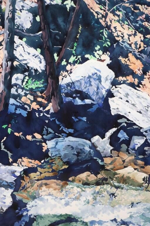 Artwork by Mary Ann Pope, Fagan Hollow VI, Made of Watercolor