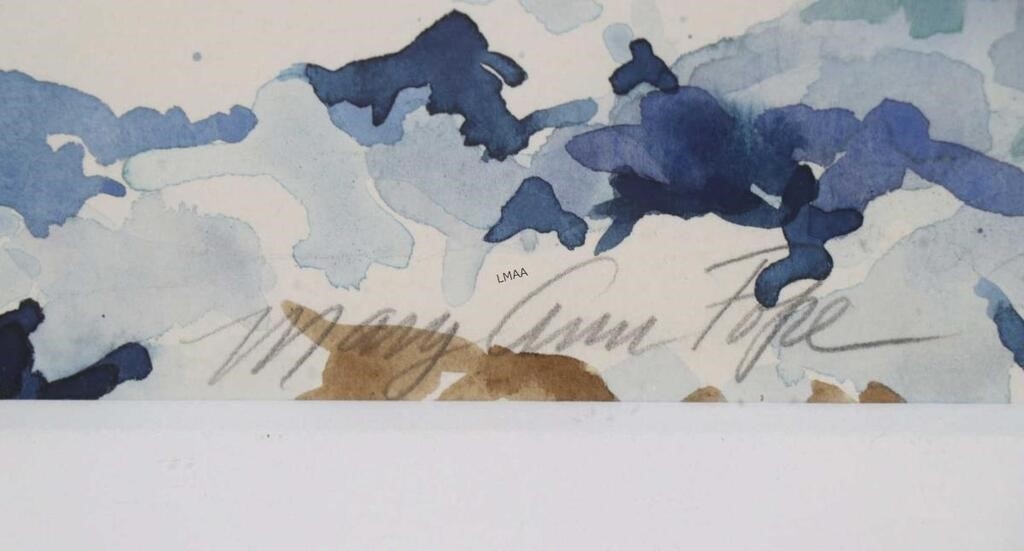 Artwork by Mary Ann Pope, Fagan Hollow VI, Made of Watercolor