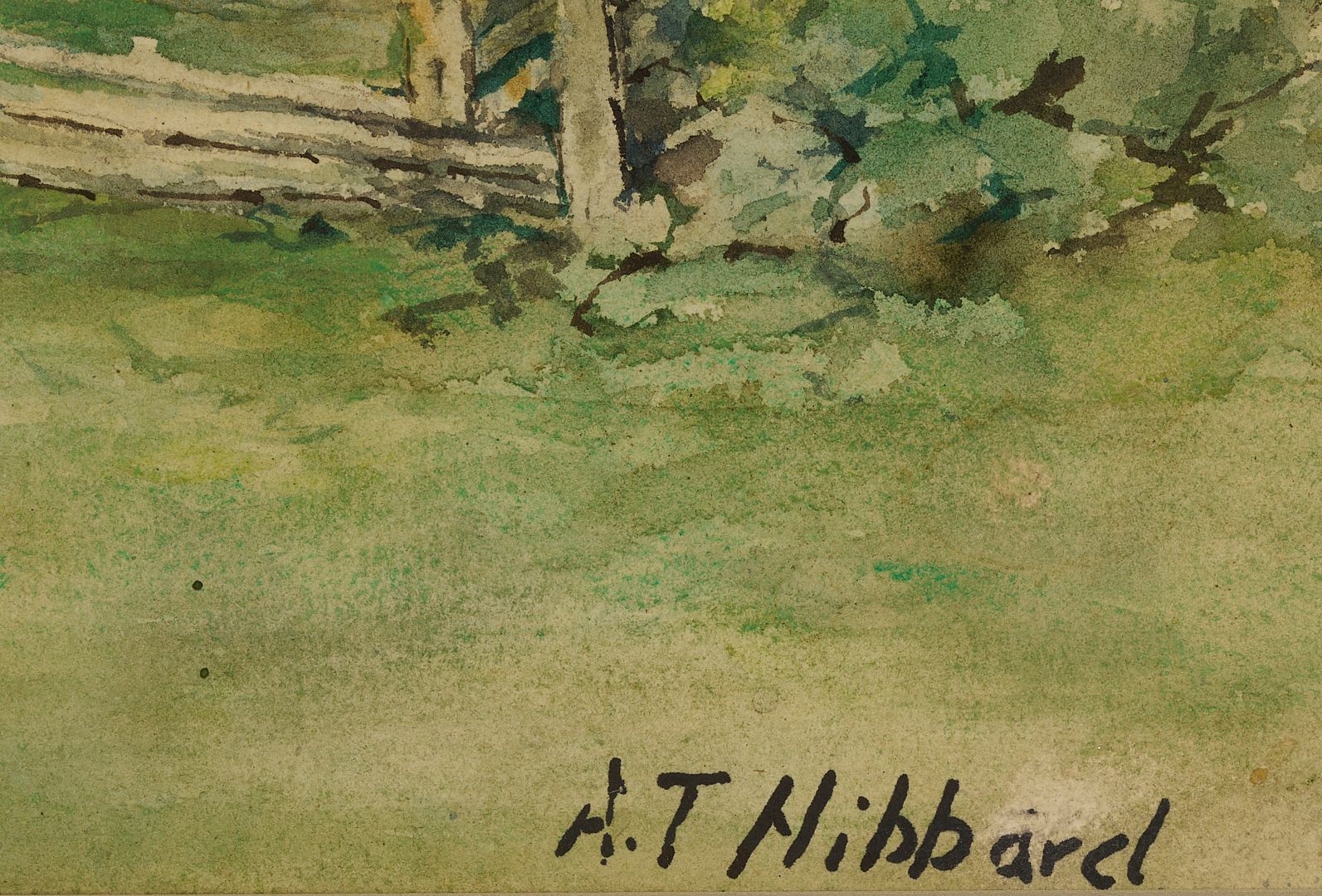 Aldro Thompson Hibbard | Aldro Hibbard Small Landscape Watercolor ...