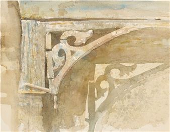 Xavier Ironside Architectural W/C Painting - Xavier Ironside