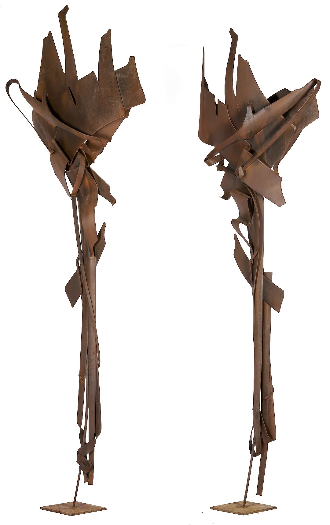 Albert Paley | Pair of Albert Paley Large Landscape Sculptures | MutualArt
