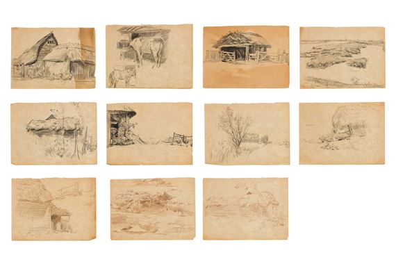 Canvery Island, 1920: Eleven views on Canvery Island, with original folder inscribed in red ink - Robert Charles Peter