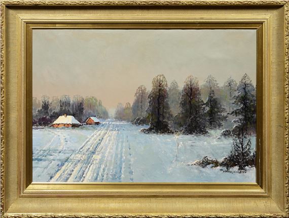 Pejzaż zimowy by Wiktor Korecki