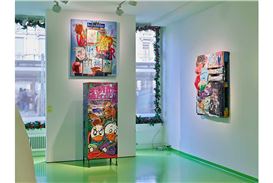 James Franco Presents a Powerful Series of Rough and Complex Collages at Galerie Gmurzynska