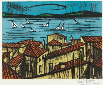Bernard Buffet | Saint-Tropez (1985) | MutualArt