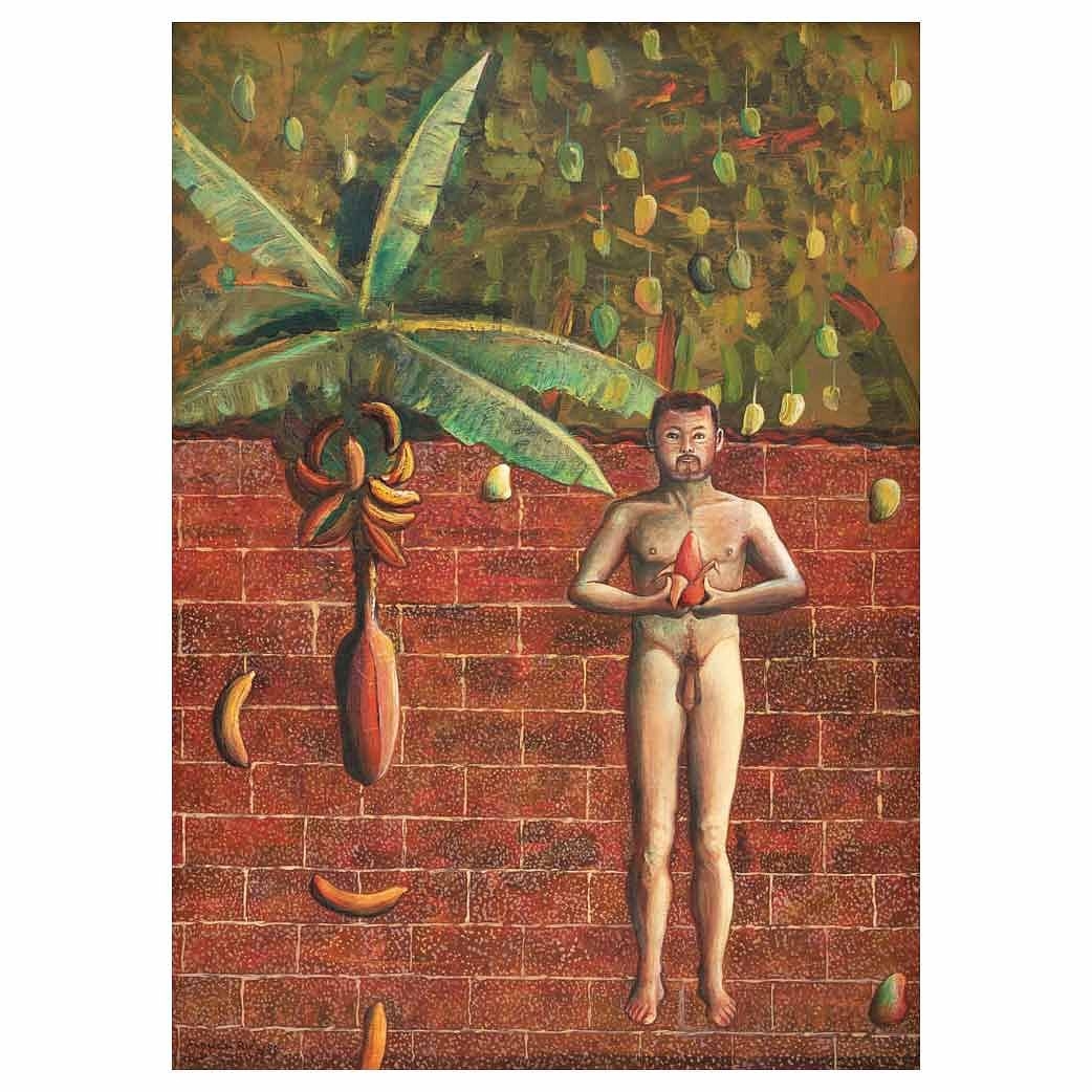 Artwork by Froylán Ruiz, Poeta en Putla, Oax, Made of acrylic on wood