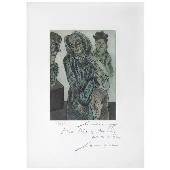 José Luis Cuevas | Untitled (98) | MutualArt