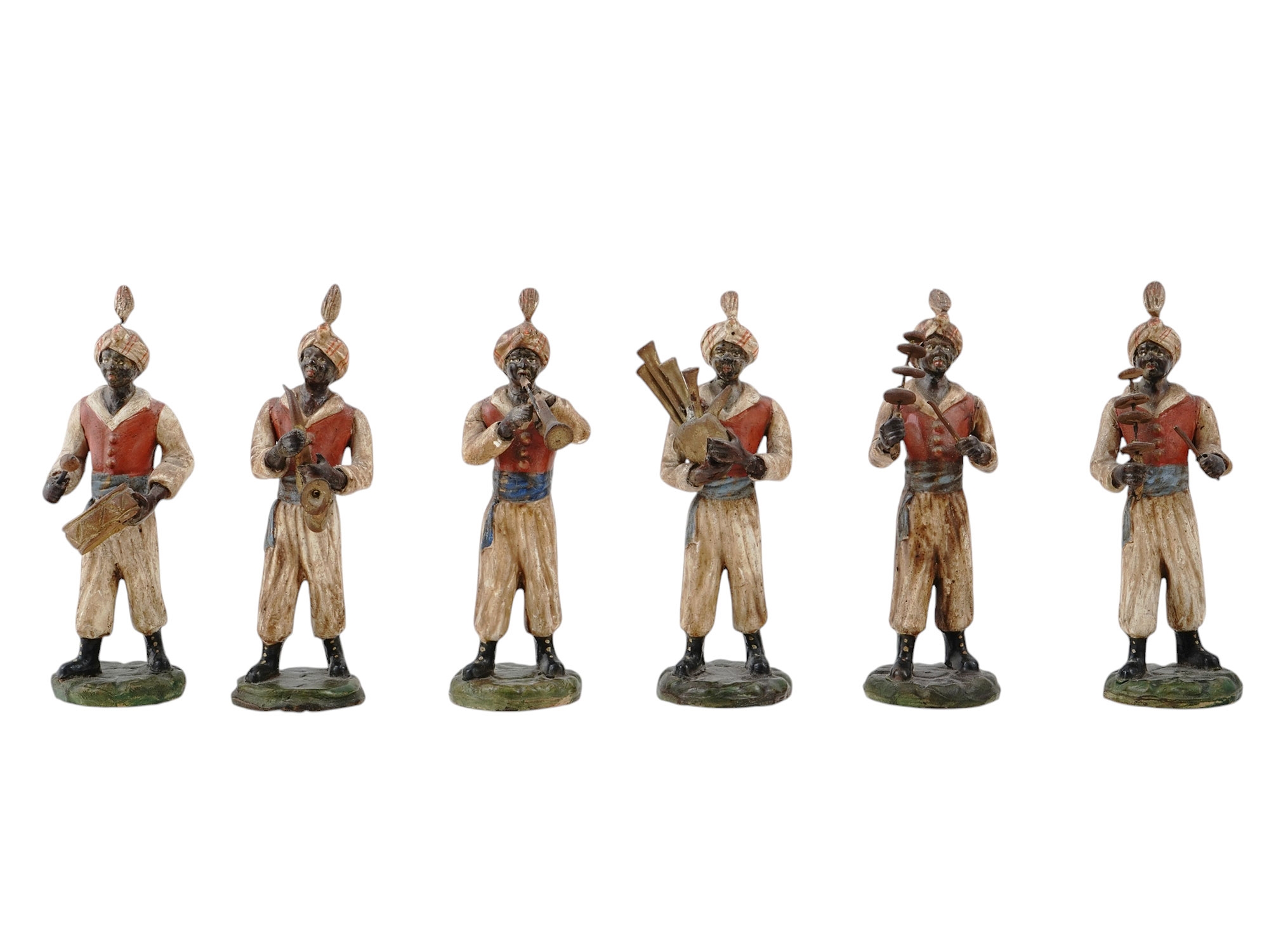 European School, 19th Century | Figurines depicting Moorish band ...
