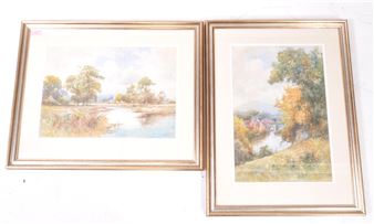 WATERCOLOUR PAINTINGS LUDLOW & OTHER - Francis Joseph Kinnaird