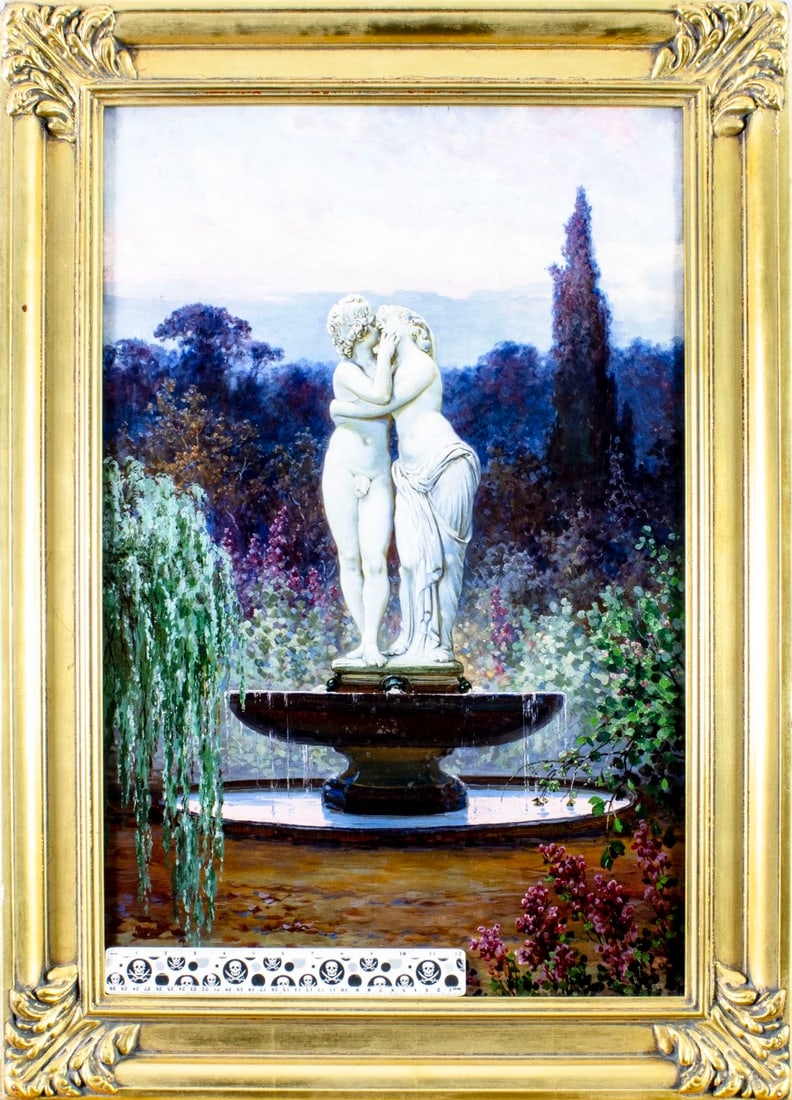 Artwork by Adolf Liebscher, Adolf Liebscher (Czech,1857-1919) oil painting antique, Made of oil on canvas