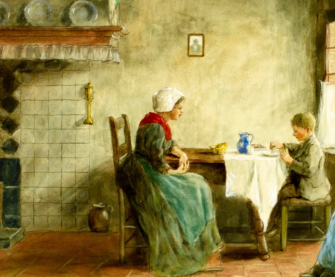 Thomas Raphael Congdon | Thomas Congdon (NY,MA,1862-1917) watercolor ...