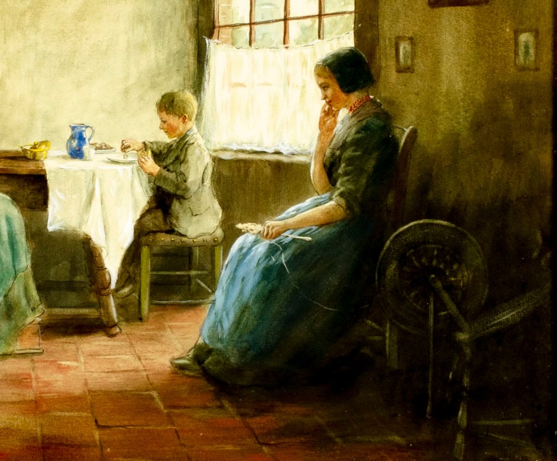 Thomas Raphael Congdon | Thomas Congdon (NY,MA,1862-1917) watercolor ...
