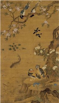 BIRD AND FISH IN THE SPRING POND - Dai FU