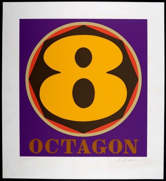 Artwork by Robert Indiana, Octagon, Made of Silkscreen on wove paper