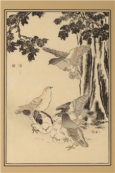 Japanese Woodblock Print Bairei Hyakucho Gafu - Bairei Hyakucho Gafu