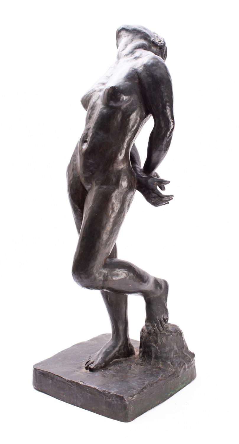 Auguste Rodin | A patinated bronze model of a maiden, perhaps portrayed ...