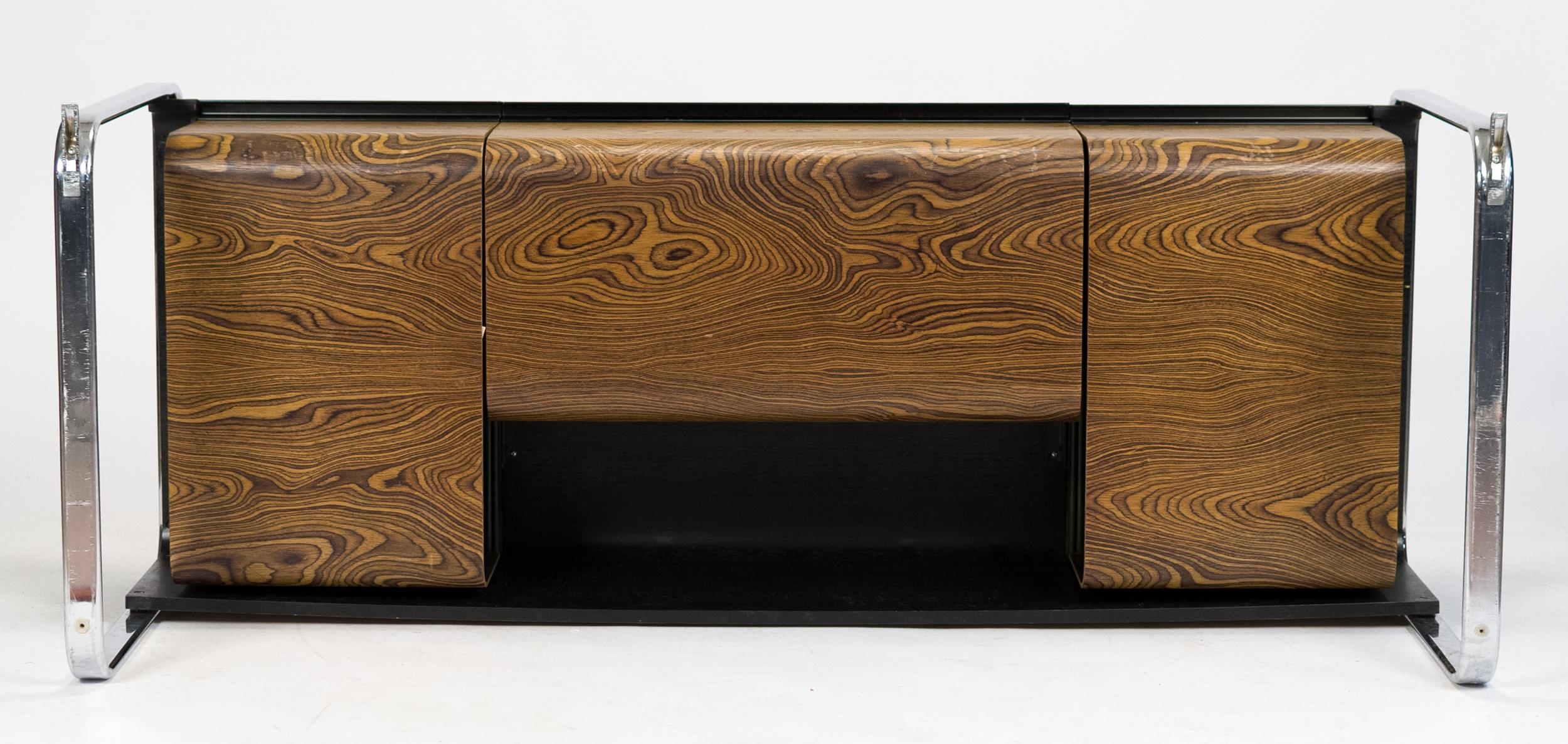 Peter Protzman | PETER PROTZMANN ZEBRAWOOD CREDENZA FOR HERMAN MILLER ...
