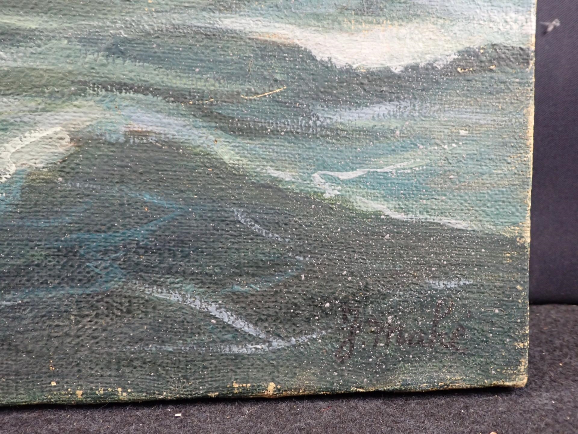 Artwork by Joseph Mahe, Joseph MAHE (XXe siècle) Le trois mats, Made of oil on canvas