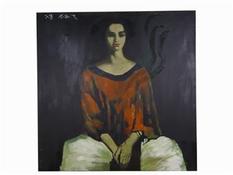 Signed"Li Zhengtian", Oil on Canvas - Li Zhengtian