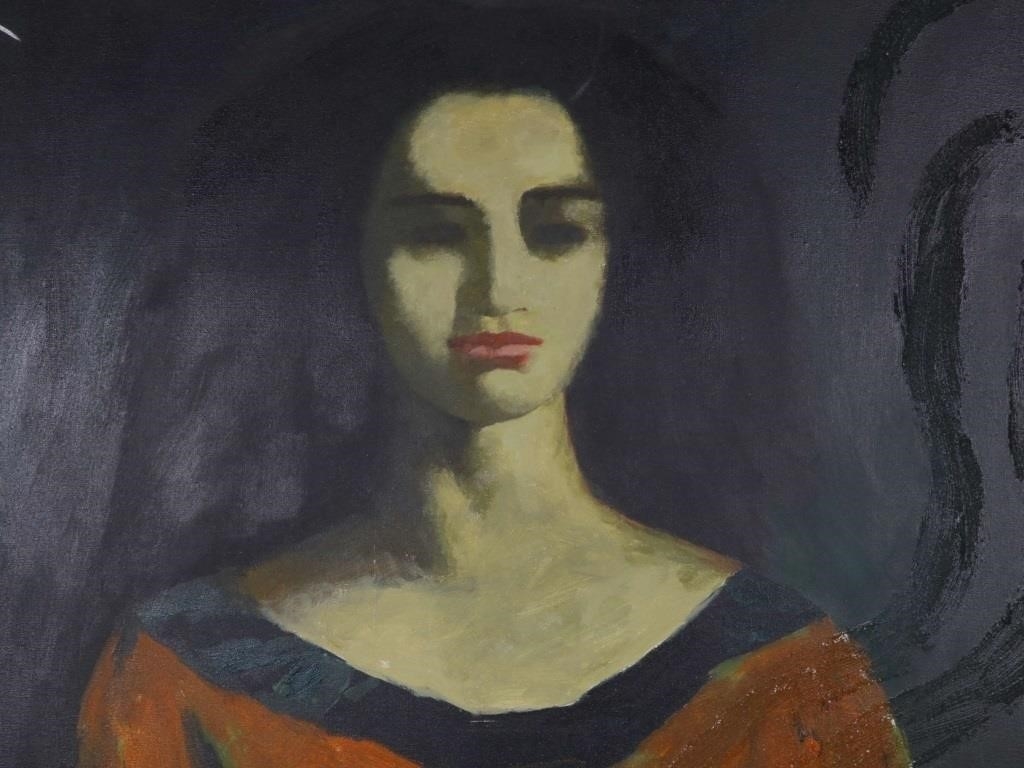 Artwork by Li Zhengtian, Signed"Li Zhengtian", Oil on Canvas, Made of Oil on Canvas