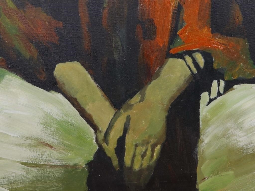 Artwork by Li Zhengtian, Signed"Li Zhengtian", Oil on Canvas, Made of Oil on Canvas