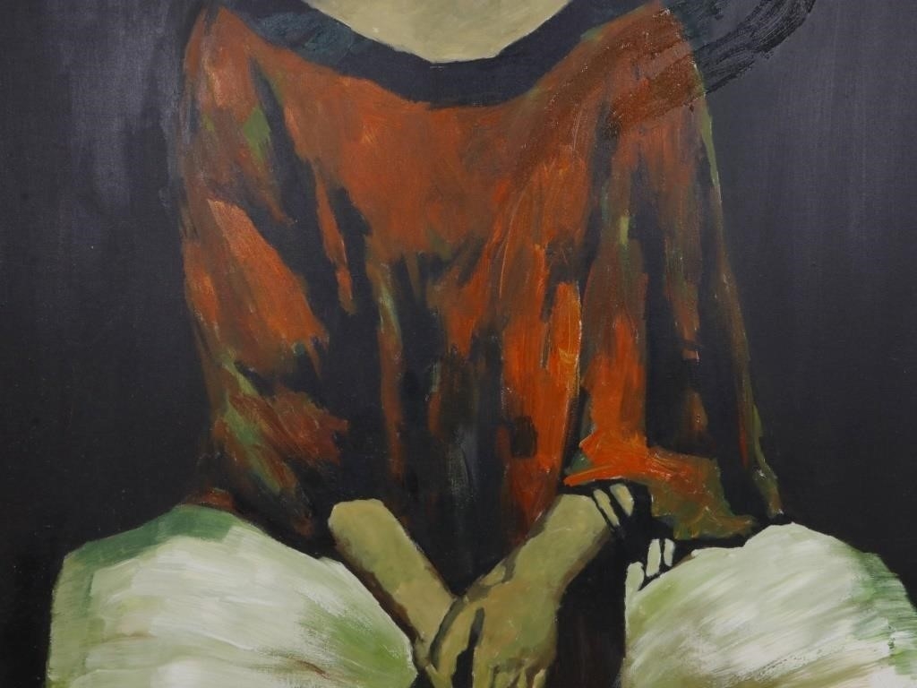 Artwork by Li Zhengtian, Signed"Li Zhengtian", Oil on Canvas, Made of Oil on Canvas