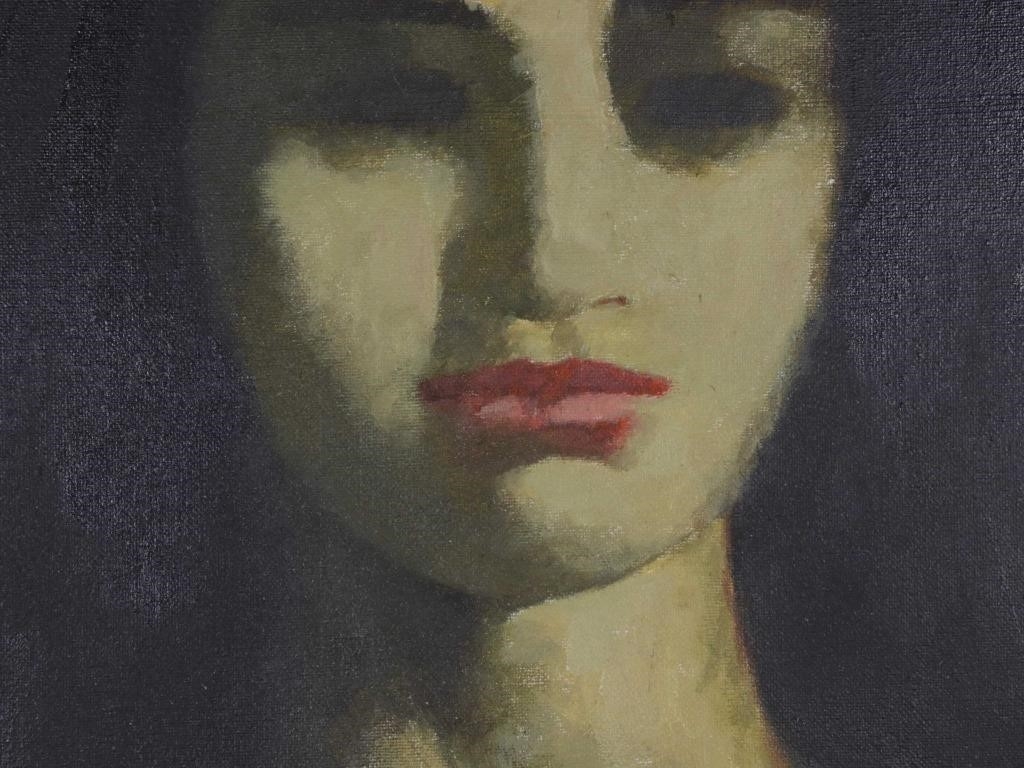 Artwork by Li Zhengtian, Signed"Li Zhengtian", Oil on Canvas, Made of Oil on Canvas