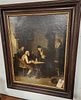 Artwork by H. Bethke, Framed O/C Interior Sgnd H. Bethke 1878 28" X 22, Made of O/C