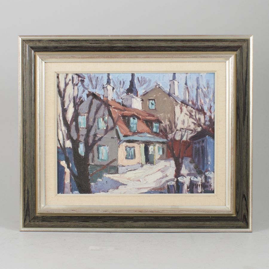 Artwork by Elsa Mellais, Elsa Mellais, 'Yttersta tvärgränd 5', Made of oil on canvas