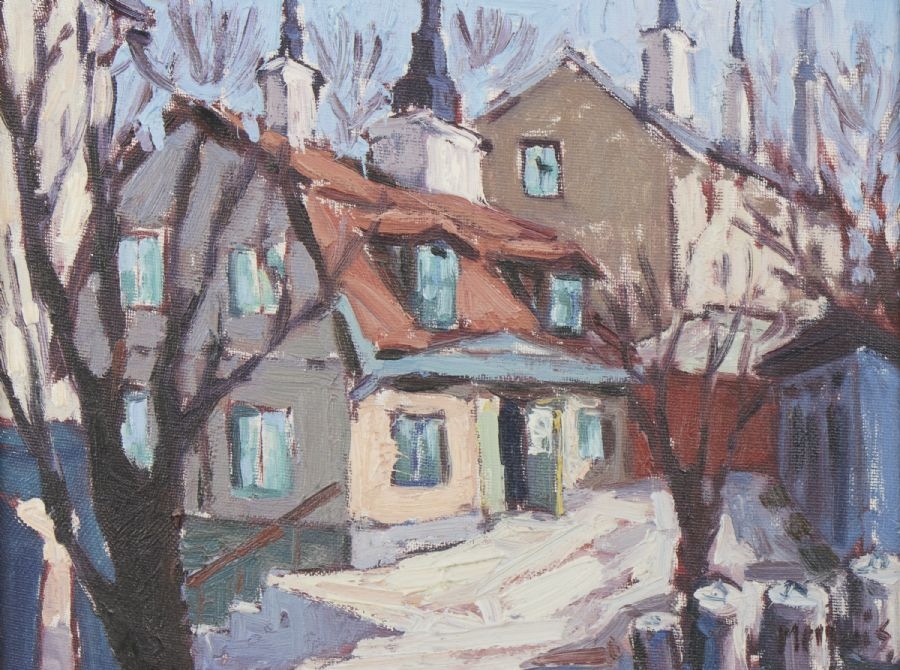 Artwork by Elsa Mellais, Elsa Mellais, 'Yttersta tvärgränd 5', Made of oil on canvas