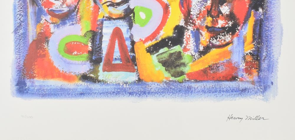 Henry Miller | Henry Miller Limited Edition Print Signed Numbered ...