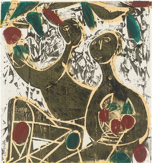 Herbst by HAP  Grieshaber, 1950