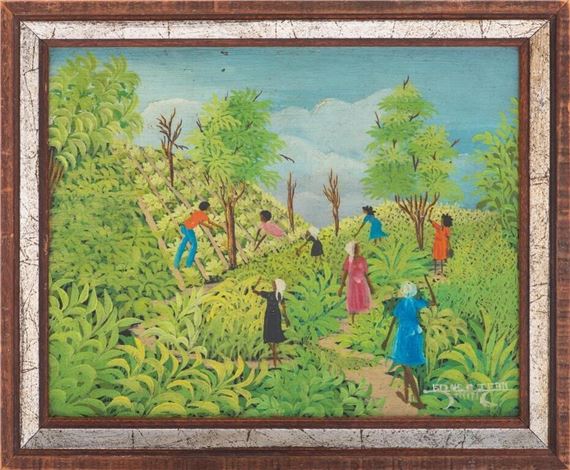 Jean EDNER | Jean Edner Landscape Scene Oil on Panel | MutualArt