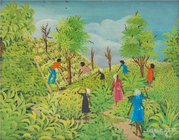 Jean EDNER | Jean Edner Landscape Scene Oil on Panel | MutualArt