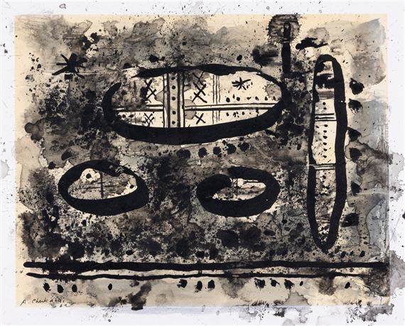 COMPOSITION, 1962 by Ahmed Cherkaoui, 1962