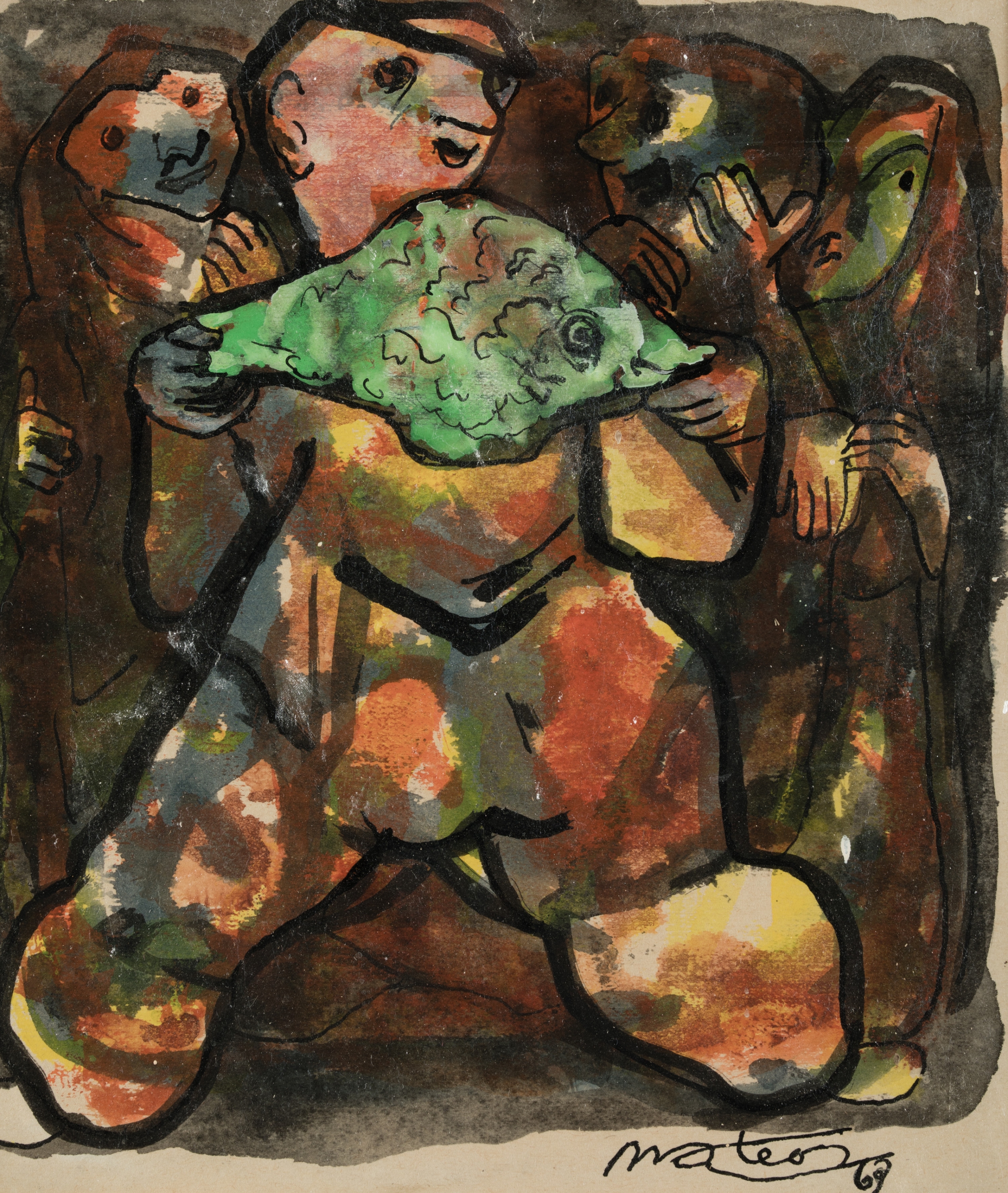 Francisco Mateos | Fisherman of foolish fish (1894) | MutualArt